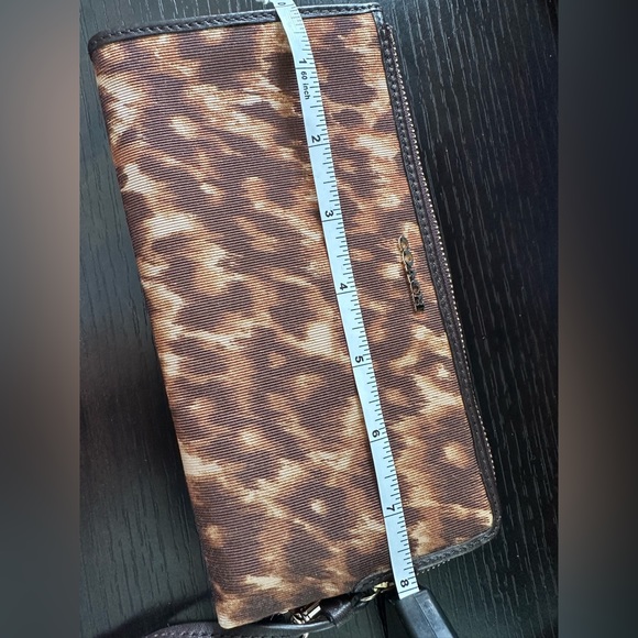 Leopard Print Coach Wristlet - Picture 3 of 7